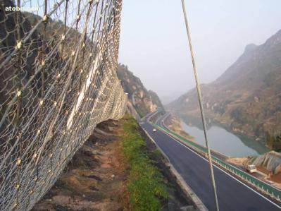 中沙群島環(huán)形邊坡防護網(wǎng)